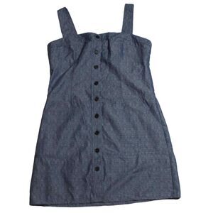 Derek Lam for Design Nation - Chambray Button Front Jumper Dress - Size 16 - NWT